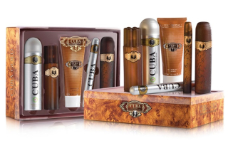 Cuba sada Originál Gold EDT 100ml+deospray 200ml+as.100ml+EDT 35ml+sprchový gel 200ml