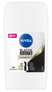 Nivea deostick Black & White Silky Smooth 50 ml