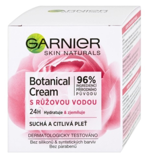 Garnier Skin Naturals Botanical krém s výtažky z Růže 50 ml