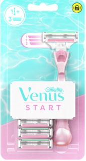 Gillette sada Venus Start strojek + 3 ks  břity